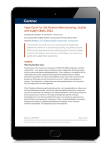 L7 Gartner Hype Cycle for Life Science Manufacturing_ Quality and ...