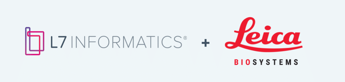 L7 Informatics and Leica BioSystems logos