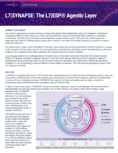 L7|SYNAPSE datasheet front page